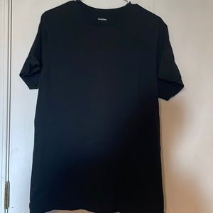Goodfellow solid black shirt size large. Never worn.